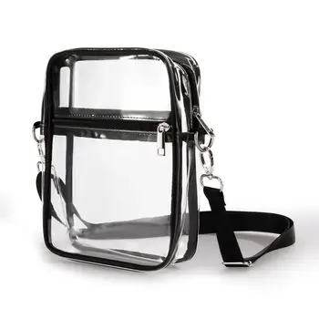 Прозрачная сумка через плечо YUZI, портативная водонепроницаемая сумка-кошелек для концертов, спортивных мероприятий, фестивалей, выпускных вечеринок
