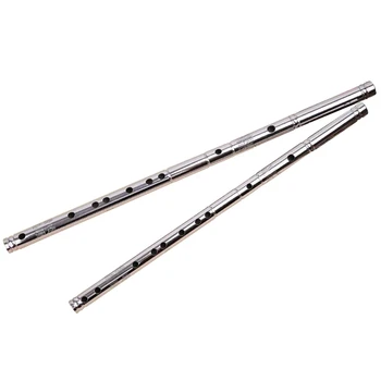 Профессиональный ключ DEFG из нержавеющей стали с 8 отверстиями Инструмент для флейты Китайская металлическая флейта Китайский классический деревянный духовой музыкальный инструмент