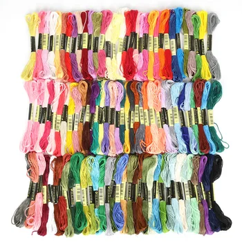 Разноцветные похожие нитки DMC для вышивания крестиком Мотки хлопка для шитья Набор ниток для вышивания Мулине Инструменты для шитья своими руками