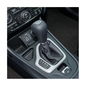 Ручка переключения передач автоматической коробки передач с монтажным комплектом Рычаг переключения передач 5YD261X9AA для Jeep Cherokee 2014-2018 Серебристый 4