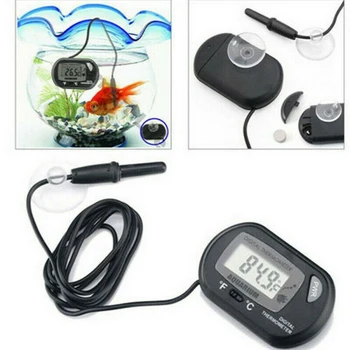 С термометром температуры, счетчиком воды, цифровым холодильником, аквариумом, зондом для рыб, датчиком для плавания, рептилиями, аквариумом 5