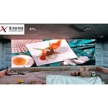 Светодиодная видеостена для гигантской сцены в помещении P2 с бесшовным соединением арендуемого светодиодного дисплея 4