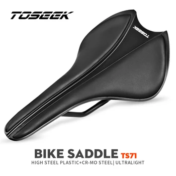 Седло TOSEEK TS71 с круглыми направляющими 7x7 мм, седло для горного велосипеда, EVA MTB, седло для аксессуаров