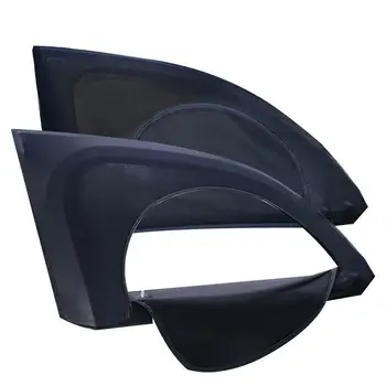 Солнцезащитный козырек для автомобиля из 2 предметов, занавеска для защиты от ультрафиолета, солнцезащитный козырек для бокового окна, защитные пленки для окон, аксессуары для автостайлинга