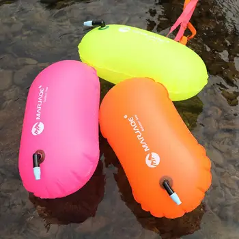 Сумка безопасности Надувная флотационная сумка из безопасного ПВХ высокого качества с поясным ремнем, Плавательный буй для плавания, хранения водных видов спорта