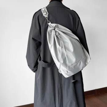 Сумки на одно плечо женский рюкзак многофункциональное ведро школьная сумка мужская/женская корейская простая модная индивидуальная сумка через плечо