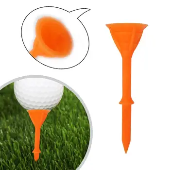 Уменьшите боковое вращение футболок для гольфа Прочные Яркие пластиковые тройники для гольфа диаметром 3 1/4 дюйма, Небьющиеся трехслойные булавки для чашек Essential Golf 4