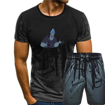 Футболка с изображением Аида, Бога подземного мира, персонажа со злым юмором, Винтажная классическая мультяшная забавная футболка с Геркулесом