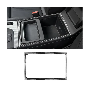 Центральный подлокотник Коробка для хранения Каркас из углеродного волокна для Audi Q5 2018-2023 1