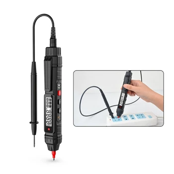Цифровой Мультиметр Smart-Pen Tester С Автоматическим Изменением Напряжения, Емкости, Электрического Тестометра, Измерителя Диодной Непрерывности В Реальном времени