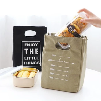 Японская холщовая изоляционная сумка для ланча, переносная термосумка для пикника, коробка для бенто, сумка-холодильник, контейнер для хранения продуктов.